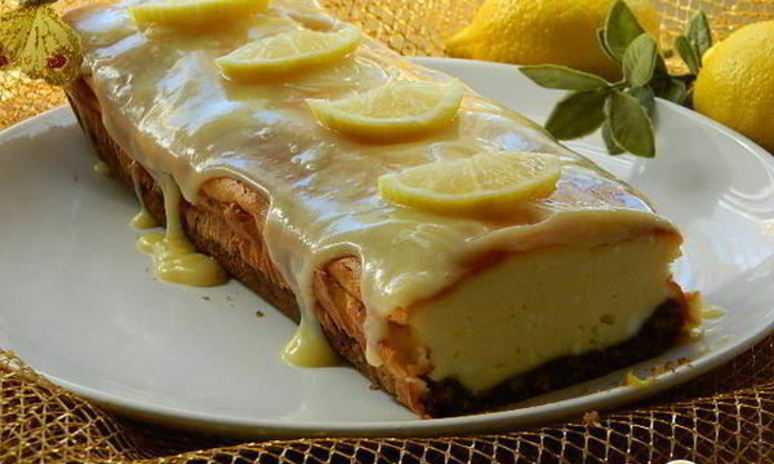Рецепт лимонного сырника со сливочной помадкой