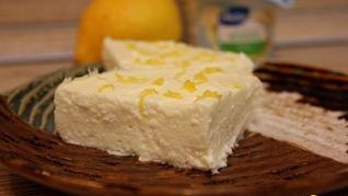 Лимонный творожник