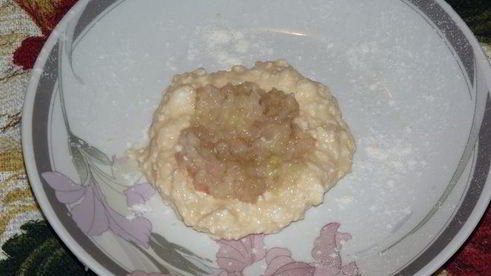 медово-яблочные сырники