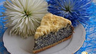 Немецкий маковый творожник