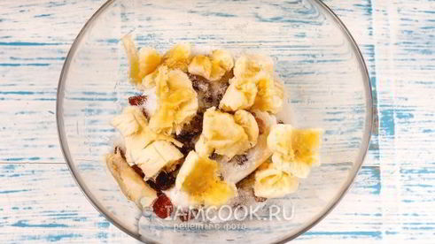 сырники без яиц с бананом