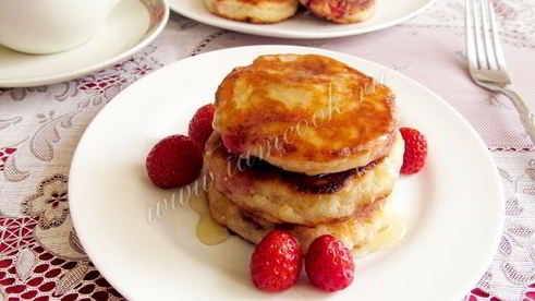 сырники клубничные