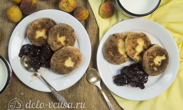 Рецепт сырников с абрикосами