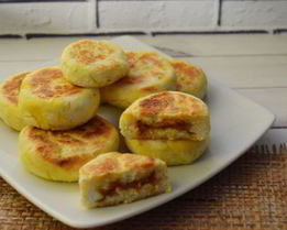 Сырники с арахисовой пастой