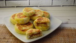 Сырники с арахисовой пастой