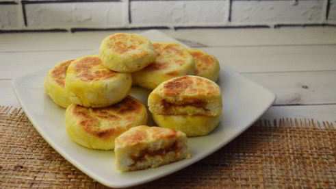 сырники с арахисовой пастой