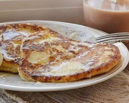 Сырники с бананом и творогом