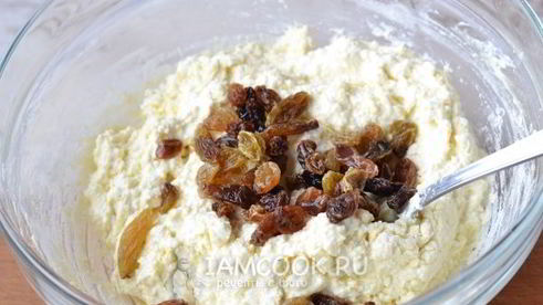 сырники с изюмом в микроволновке