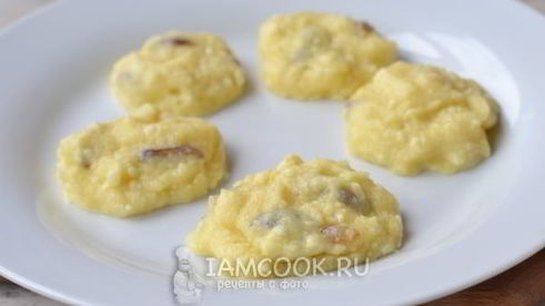 сырники с изюмом в микроволновке