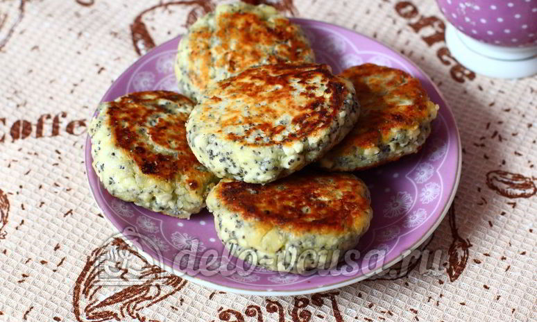 Рецепт сырников с маком