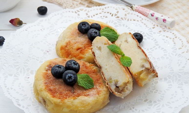 Рецепт сырников с рикоттой и бананом