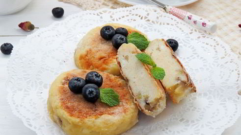 сырники с рикоттой и бананом