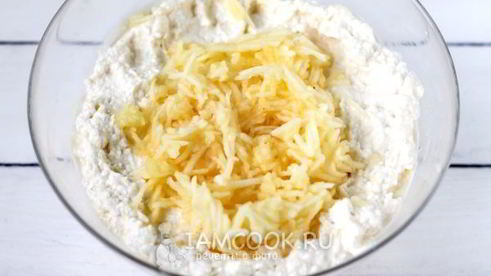 сырники с яблоками в духовке