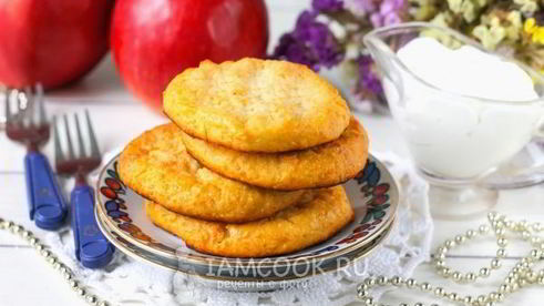 сырники с яблоками в духовке