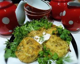 Сырники с зеленью