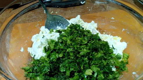 сырники с зеленью