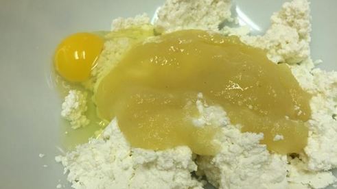 сырники яблочно-кукурузно-овсяные