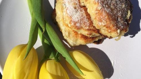 сырники яблочно-кукурузно-овсяные