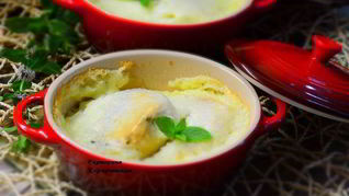 Сырники, запеченные в сметане