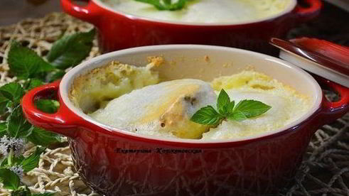 сырники, запеченные в сметане