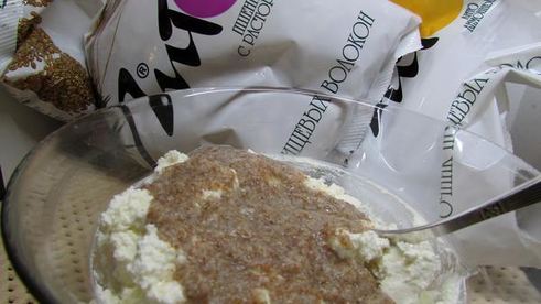 творожник с отрубями