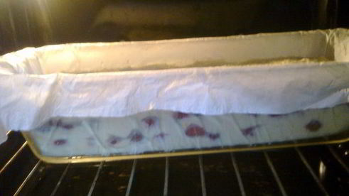 творожник с вишней