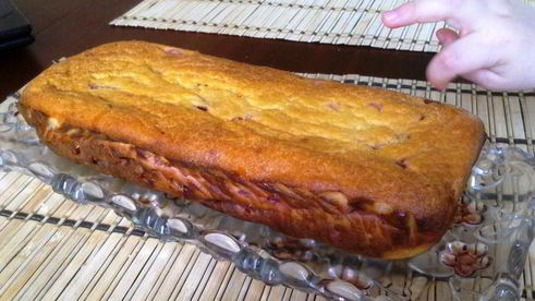 творожник с вишней