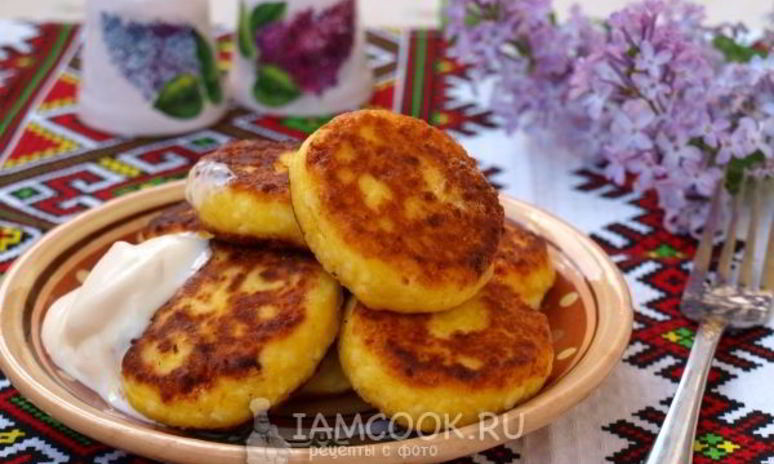 Рецепт творожников на сковороде