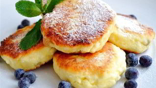 Творожные сырники с шоколадом