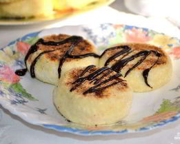 Вкусные пышные сырники из творога