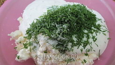 воздушные сырники с укропом в духовке