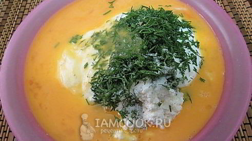 воздушные сырники с укропом в духовке