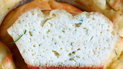 воздушные сырники с укропом в духовке