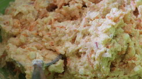 яблочно-морковные сырники