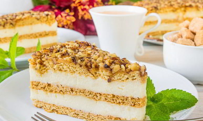 Рецепт заварного творожника на медовом тесте