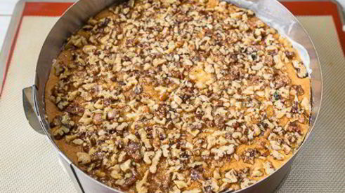 заварной творожник на медовом тесте