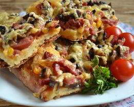 Бездрожжевое тесто для пиццы на молоке