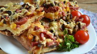 Бездрожжевое тесто для пиццы на молоке