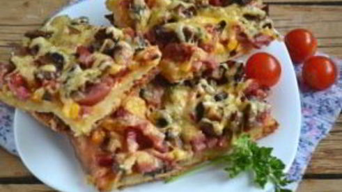 бездрожжевое тесто для пиццы на молоке