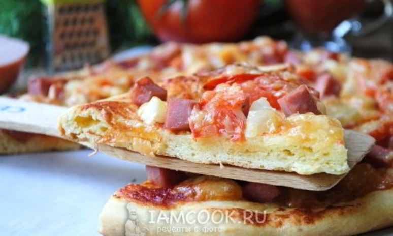 Рецепт быстрого теста для пиццы на майонезе