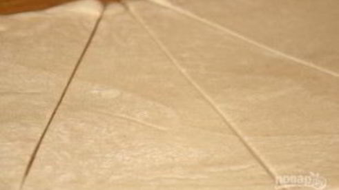 слоеное тесто со сгущенкой