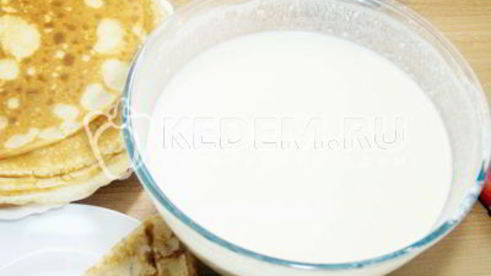 тесто для блинов на молоке