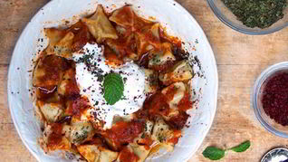 Тесто для мантов с мясом