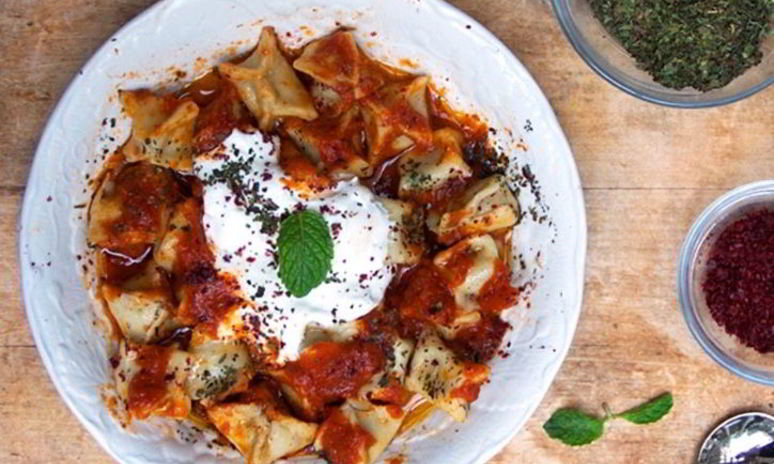 Рецепт теста для мантов с мясом