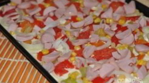 тесто из кефира для пиццы