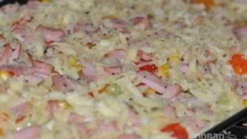 тесто из кефира для пиццы