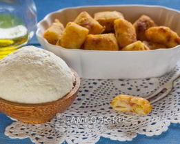 Творожное тесто для жарки