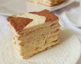 Быстрый торт из печенья к чаю