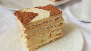 Быстрый торт из печенья к чаю