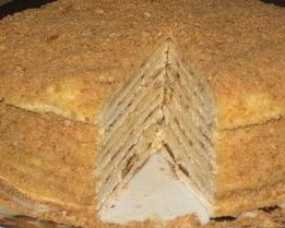 Быстрый торт на кефире